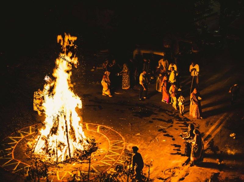Holika Dahan: The Sacred Bonfire