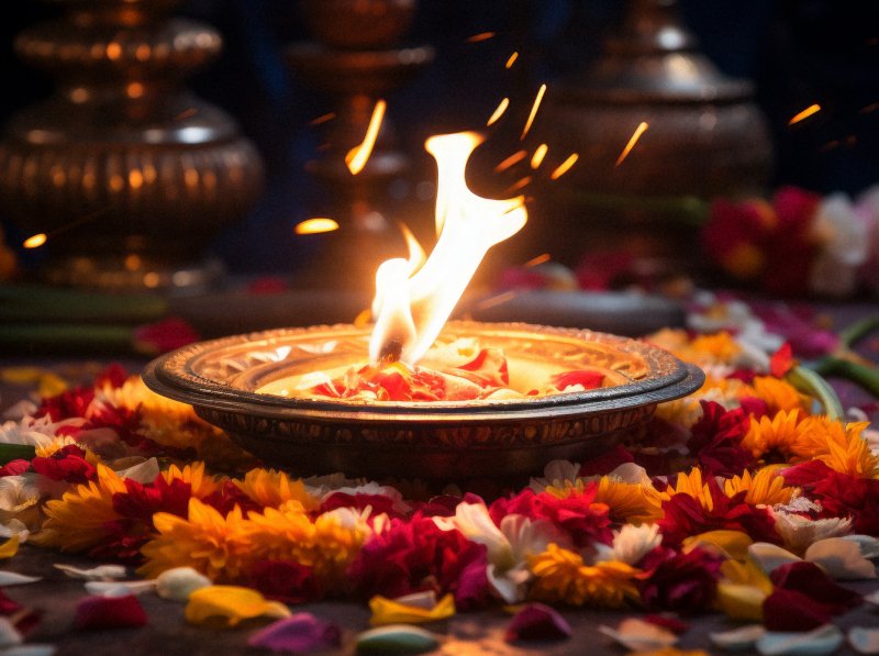 Govardhan pooja & Ann Koot 56 bhog