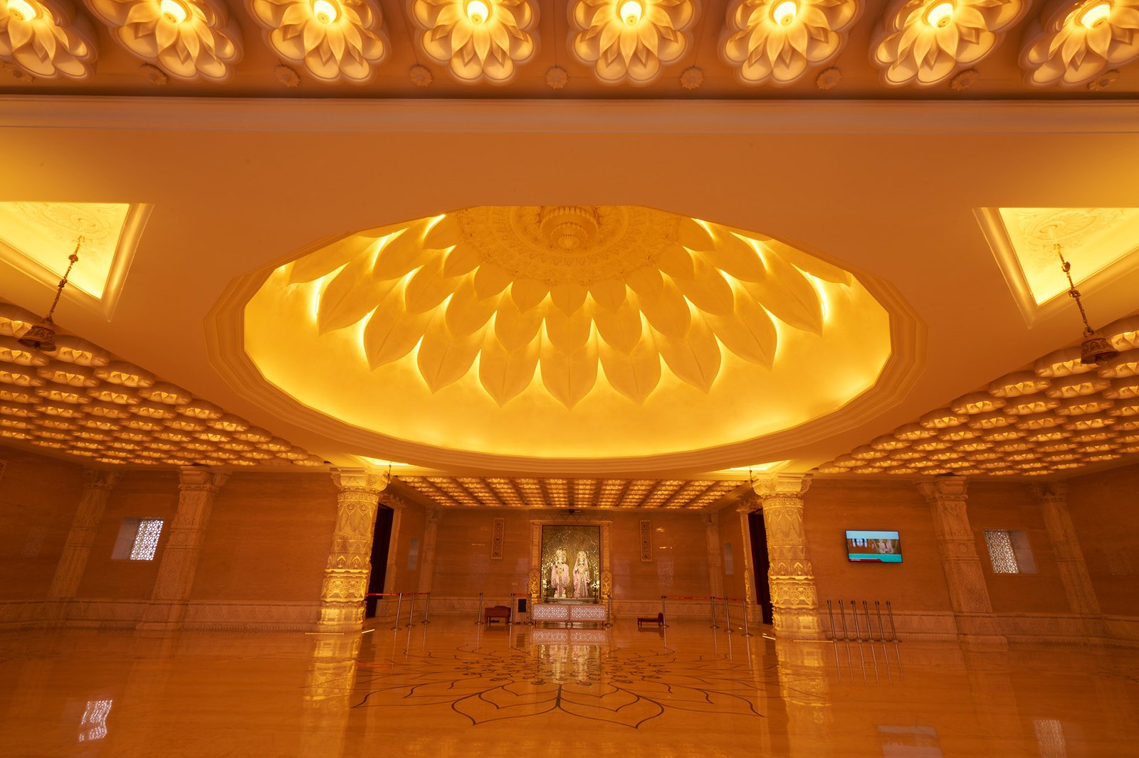 Golden dome ceiling